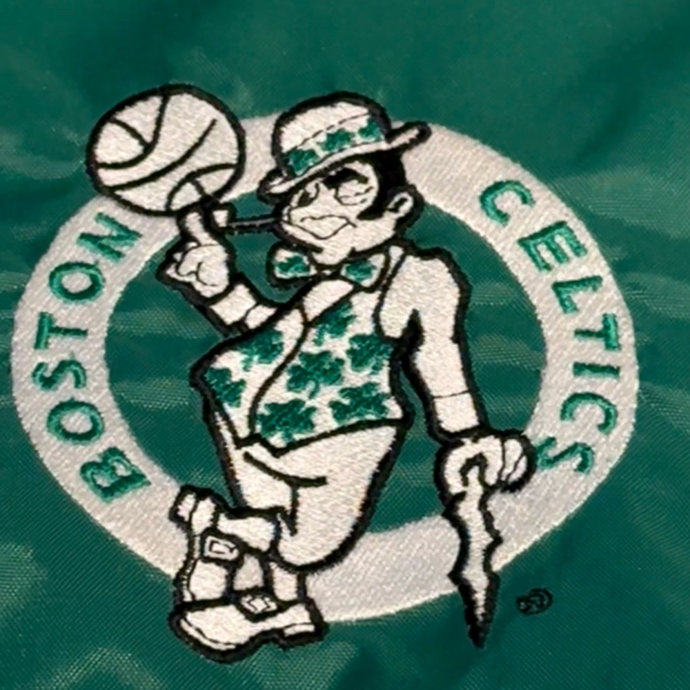Green Celtics Pullover Jacket - image 4
